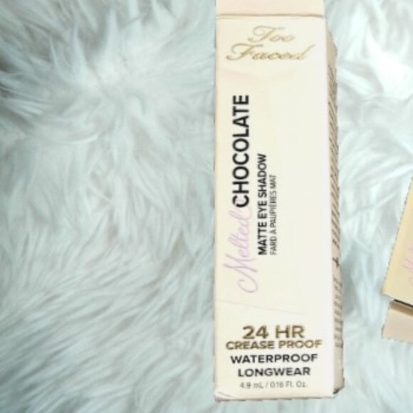 Too Faced Melted Chocolate 24 Hour Liquid Matte Eyeshadow Cocoa Cream🆕⌚📦🏃💨🚚 - Picture 6 of 9